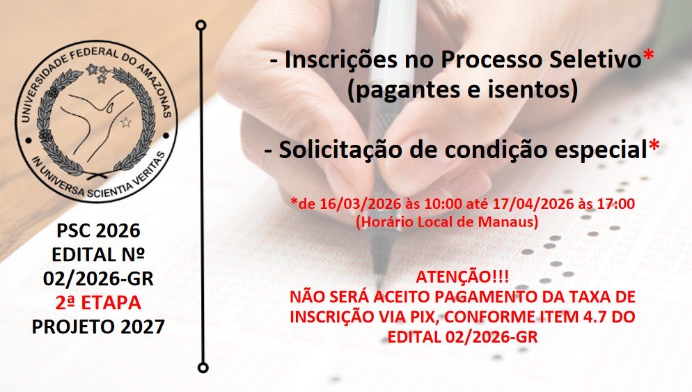 Edital 02/2026 - 2ª ETAPA - PROJETO 2027