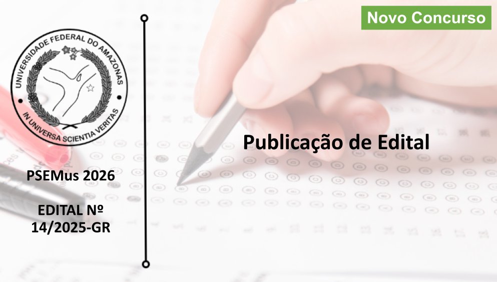 Edital 14/2025 - PSEMus 2026
